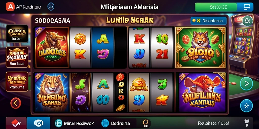 Tampilan awal aplikasi 531SLOT yang menarik.