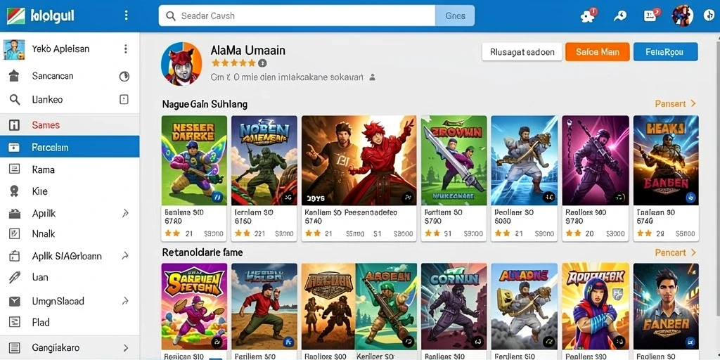 Tampilan antarmuka yang menarik dan user-friendly.