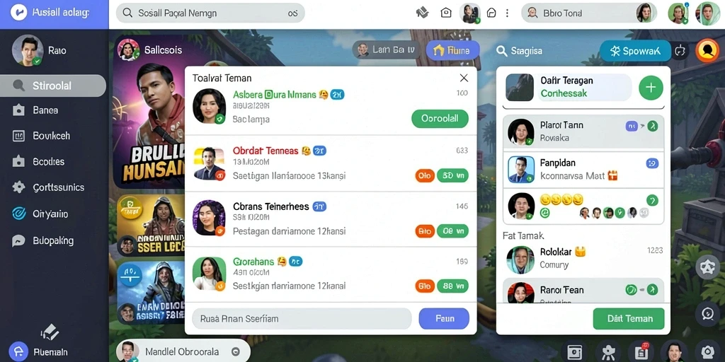 Screenshot menunjukkan suasana dunia yang menawan.