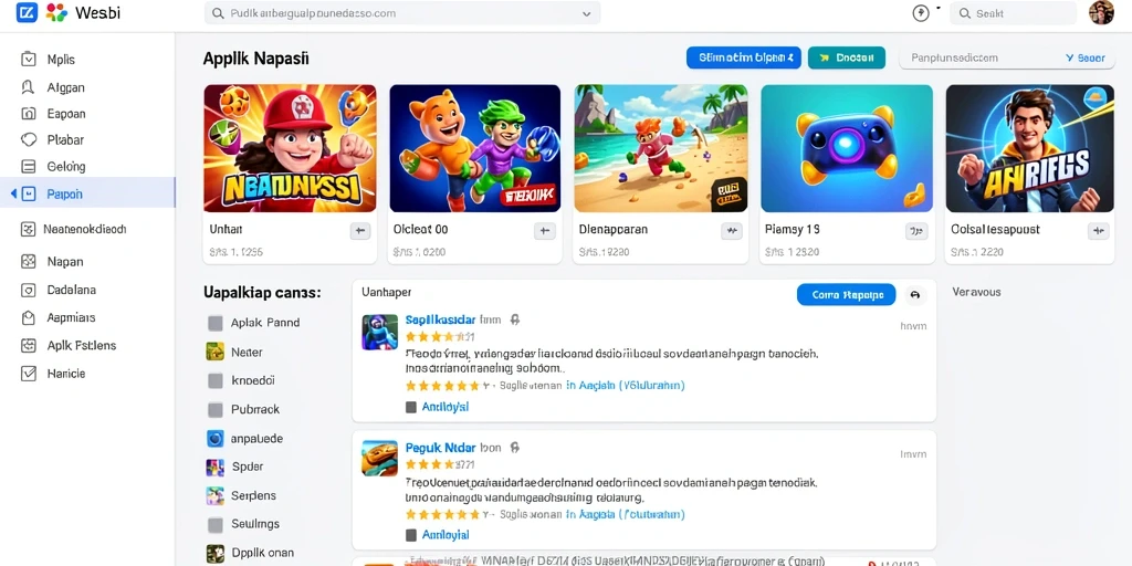 Tampilan awal aplikasi GARITOTO yang menarik.