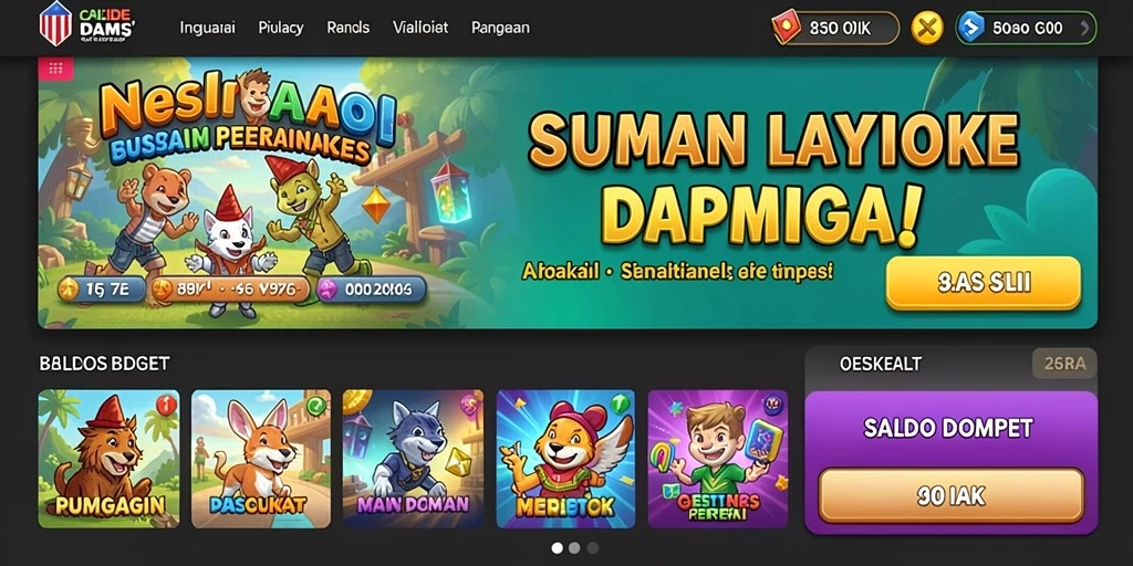 Tampilan grafis yang menarik perhatian pada permainan.