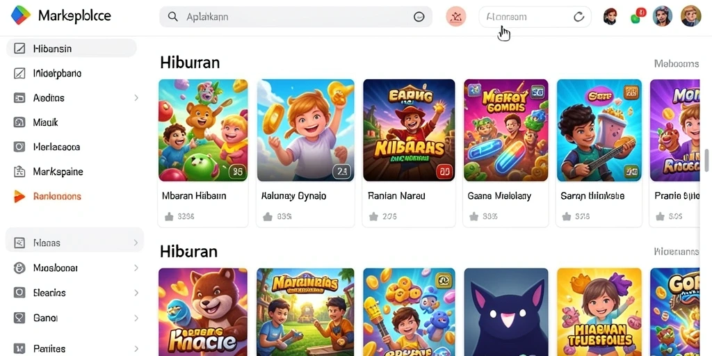 Tampilan antarmuka yang modern dan menarik.