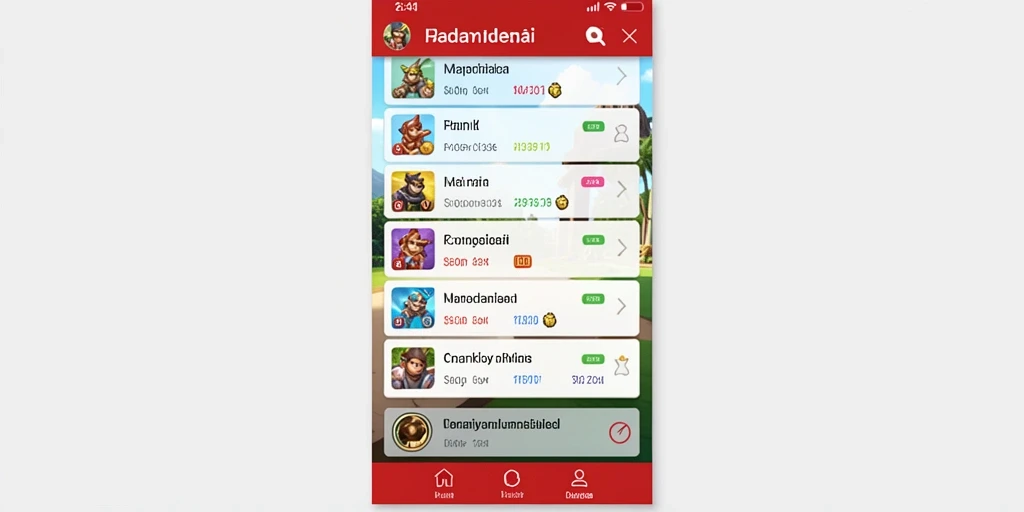 Tampilan antarmuka aplikasi yang menarik dan user-friendly.