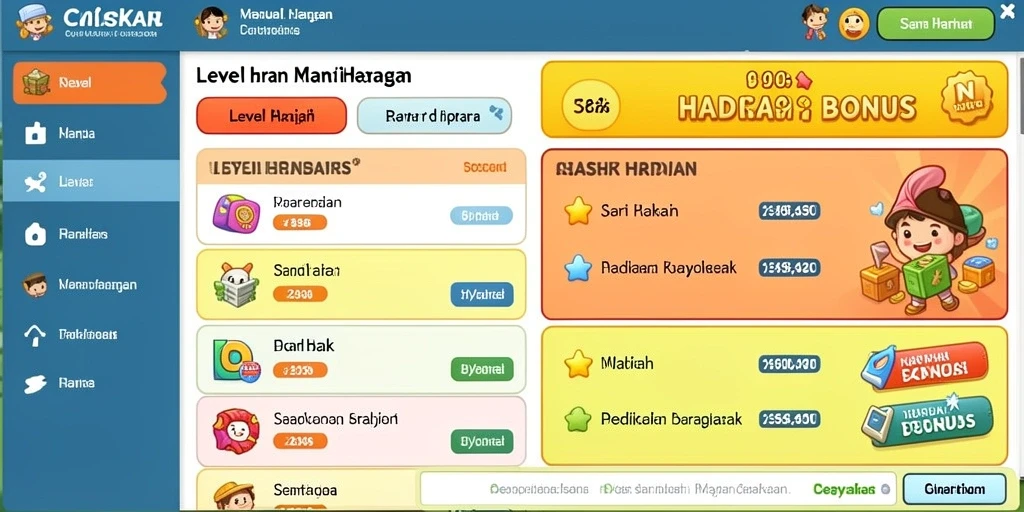 Tampilan antarmuka yang modern dan user-friendly.