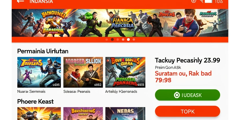 Tampilan antarmuka yang menarik dan intuitif.