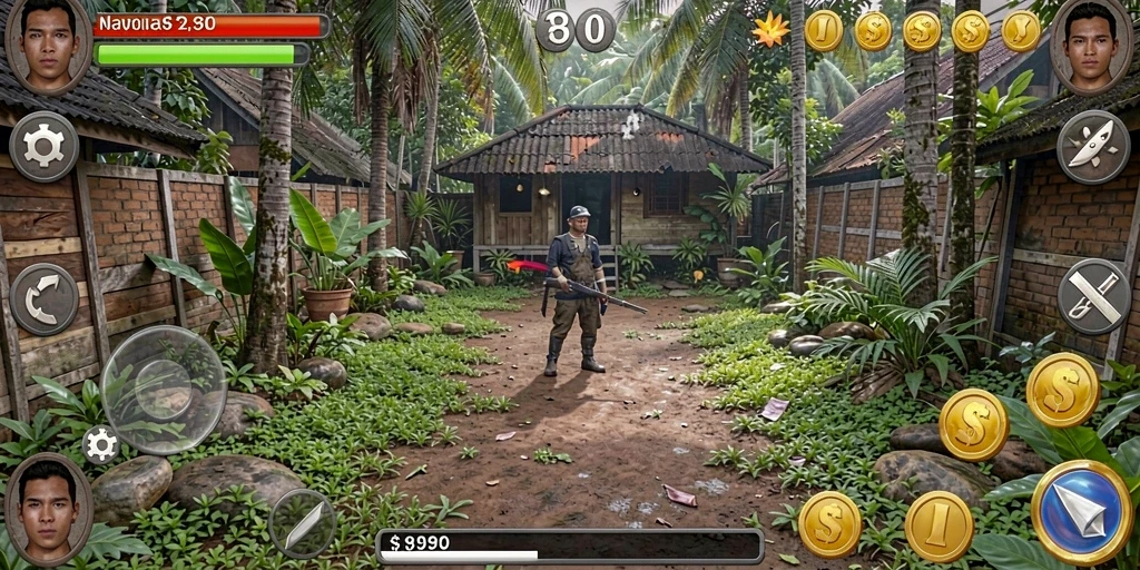 Tampilan utama aplikasi yang sederhana dan informatif.
