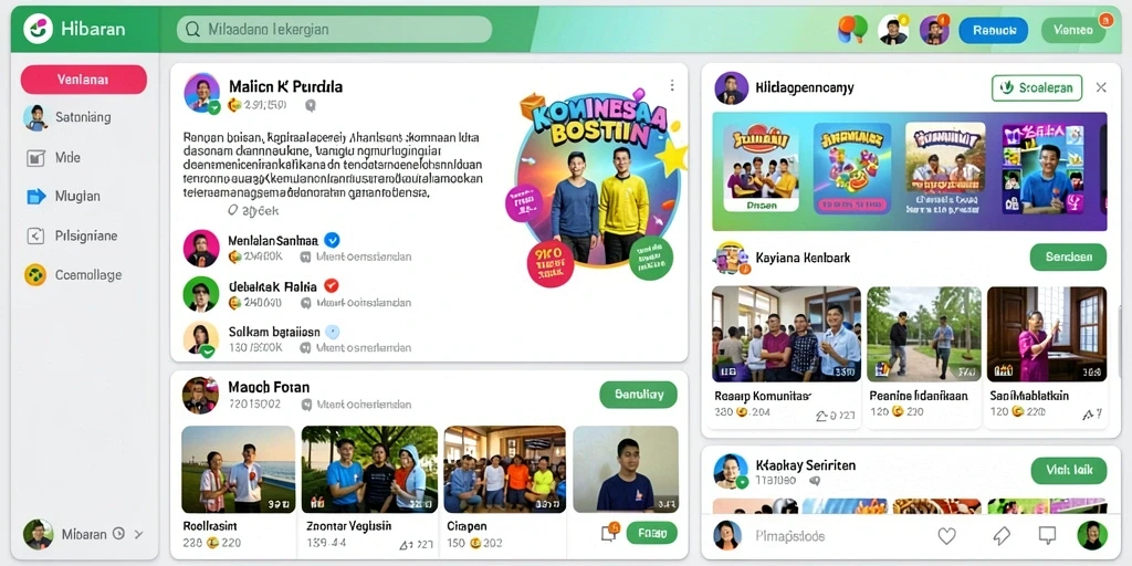 Tampilan antarmuka yang menarik dan mudah dinavigasi.