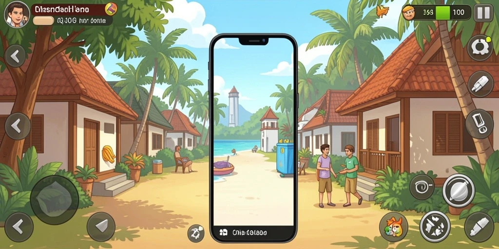 Screenshot menunjukkan antarmuka pengguna yang menarik.