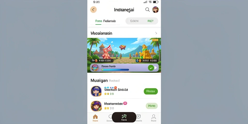 Tampilan antarmuka WOW77 yang menarik dan intuitif.