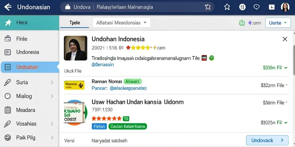 Tampilan antarmuka yang menarik dan intuitif.